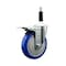 Service Caster 5'' Blue Poly Swivel 7/8'' Expanding Stem Caster Total Lock Brake SCC-EXTTL20S514-PPUB-BLUE-78 - alternate 1